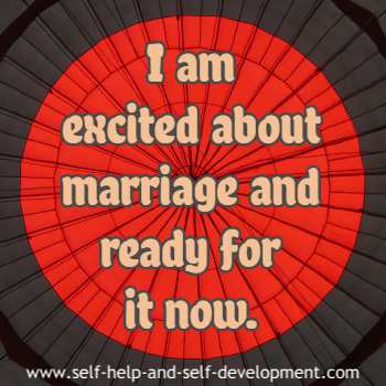 Self-talk for at blive klar til ægteskab.
